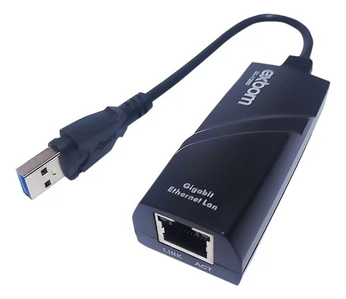 Adaptador Placa De Rede Rj45 Ethernet Usb 3.0 Rj45 1000mbps