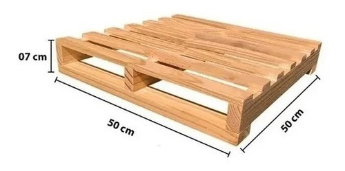 Deck Cru Treliça 1 Unidade 50x50 Pallet Oferta Dos Hermanos