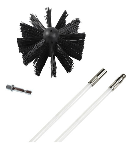 Set Limpia Cañones Estufas Con Cepillo De 4 Y 6 Pulgadas