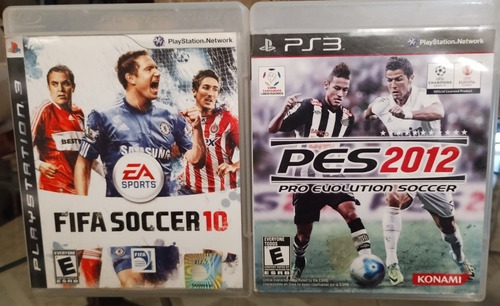 2 Videojuegos Para Playstation 3: Fifa Soccer 10 Y Pes 2012