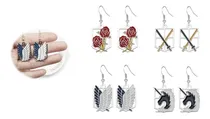 Comprar Aretes De Attack Titan Shingeki Anime Cosplay Set De Aretes