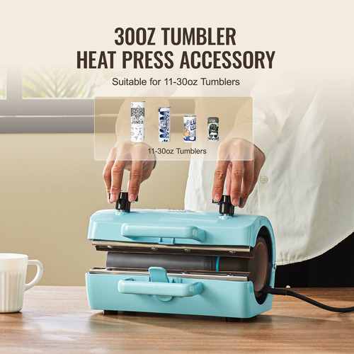 Kit Prensa De Sublimacion Calor 2 En 1 Y Prensa Para Tazas
