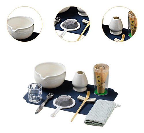 10pcs Matcha Set Utensils De Cocina Tear Sifter Brillante