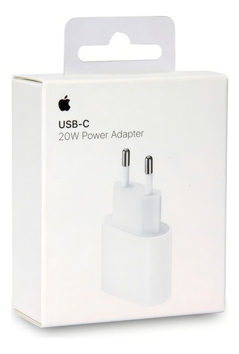 Cargador Fast Apple 20w Para iPhone 16 16 Pro Usb-c A2347 Europeo Color Blanco