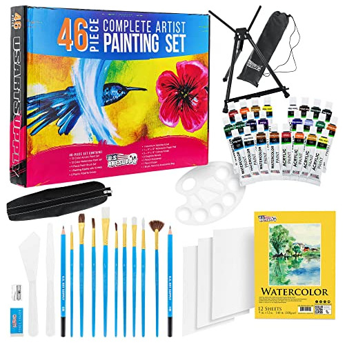 Conjunto De Pintura Completo Artistas De 46 Piezas Caba...