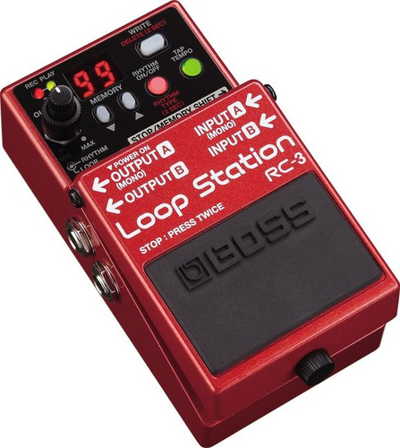 Pedal Looper Boss Rc-3 Loop Station + Envío + Garantía