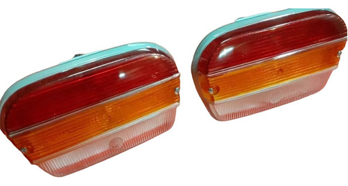 Fiat 1500 Berlina 67 Al 70 Juego Faros Traseros Completos