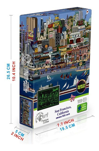 Rompecabezas Premium 1000 Pz, San Francisco California