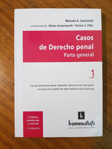 Casos De Derecho Penal. Parte General. 1 - Sancinetti, Marce