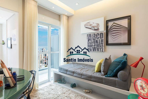 Imagem 19 de 27 de Apartamento Com 2 Dormitórios(01 Suíte) Varanda Grill,lazer Completo,vaga À Venda, 63 M² Por R$ 466.000 - Centro - Santo André/sp - Ap1542
