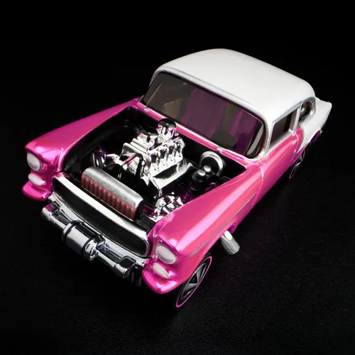 Hot Wheels Rlc 55 Chevy Bel Air Gasser Pink Red Line 2025