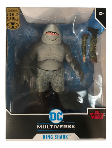 King Shark Dc Multiverse Mcfarlane Gold Label Suicide Squad (Usado)
