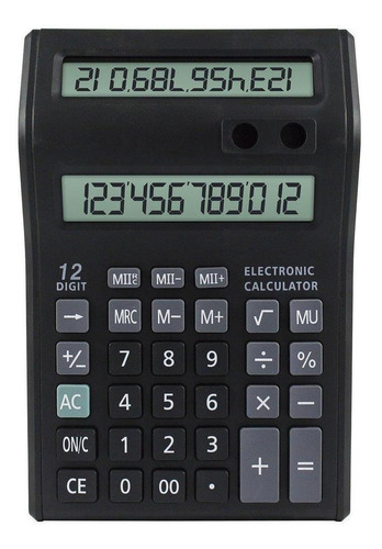 Calculadora Kenko Ct-8585-120 de 12 dígitos con 2 pantallas