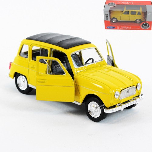 Renault 4 En Caja Individual Escala 1:38 Coleccion Welly St