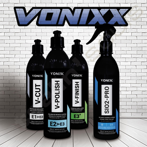 Vonixx | Kit Combo Pulido Pulimento & Sellado #02 | 3 Pasos