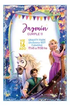 Comprar Kit Imprimible Rapunzel Enredados Candy Invitación Bolsita
