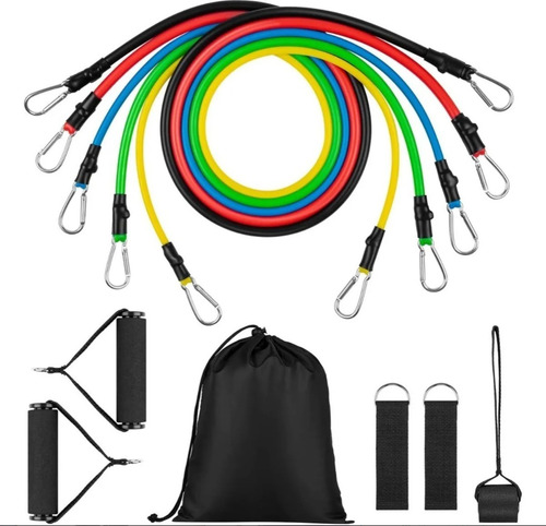 Set De Ligas De Resistencia Crossfit Ejercicio En Casa 11 Pz
