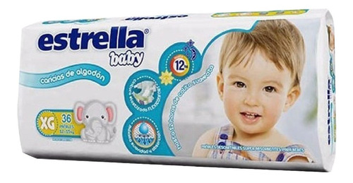 Pañal Estrella Baby Hiperpack, 1ra Calidad, Talle M A Xxg Género Sin Género Tamaño Extra Grande (xg)