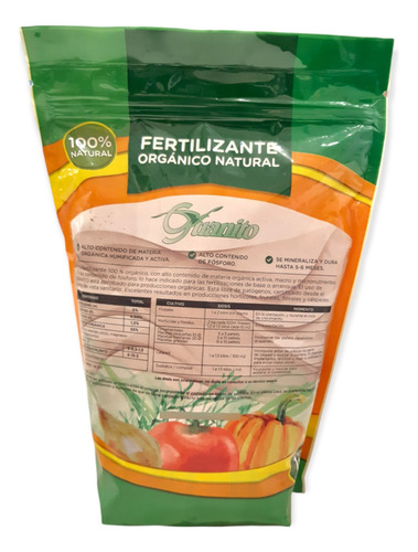 Guanito Fertilizante Alto Fosforo Cuatro Ele 2kg