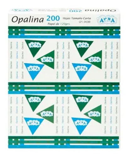 Papel Opalina Apsa Blanca 200 Pzas De 120 Gms