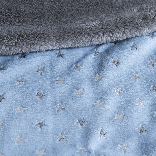 Cobertor Baby Siberia Cuna Blue Stars Vianney