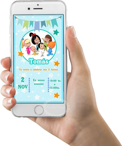 Cleo Y Cuquin Invitación Tarjeta Digital Imprimible Whatsapp