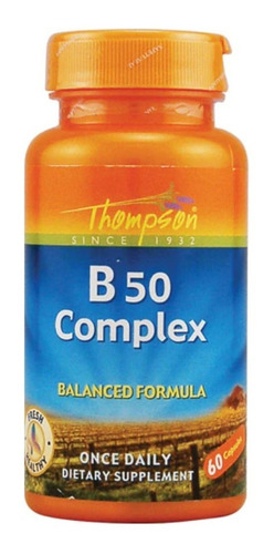 Complejo Vitamínico B50 Formula Avanzada 60 Cápsulas