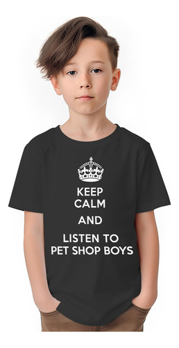 Polera Niños Pet Shop Boys Keep Calm 100% Algodon Wiwi