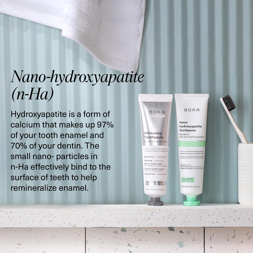 Pasta De Dientes Boka Nano Hydroxyapatite Remineralize White