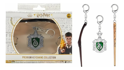 Llaveros Premium Harry Potter Pack X 3 Slytherin Dgl Games