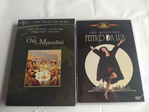 Dvd Chá Com Mussolini + Feitiço Da Lua+burlesque