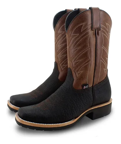 Botas Vaqueras Hombre Justin Boots 5356 Cuello De Toro