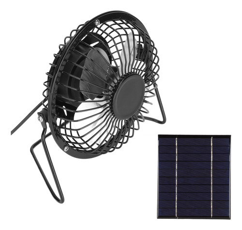 Mesa Recargable Portátil Con Ventilador De Panel Solar De 2,