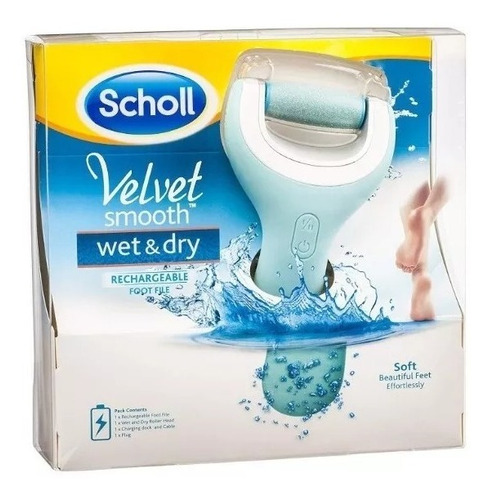 Quita Callos Para Pies Recargable Velvet Smooth Wet&dry