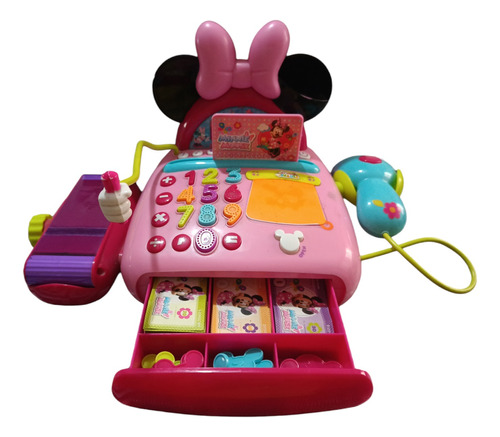 Caja Registradora-calculadora Con Sonidos Disney Minnie 