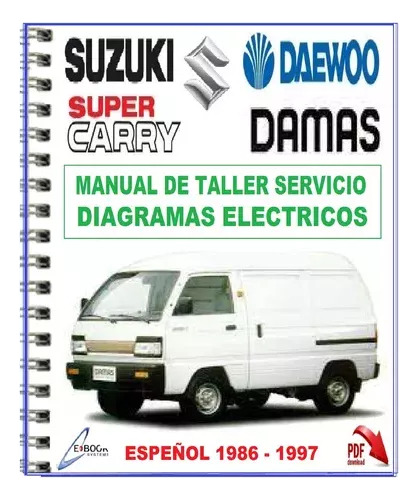 Manual Taller Reparación Chevrolet Super Carry 1986-1997