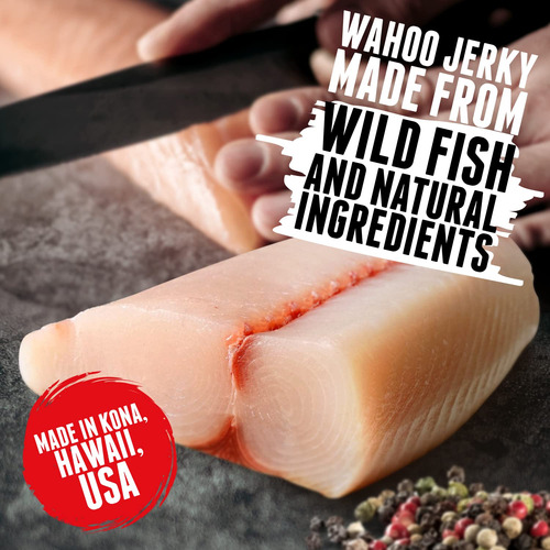 Spicy Chili Wahoo Ono Fish Jerky - Sabor Dulce Y Picante Uma