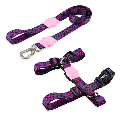 Coleira Peitoral Com Guia Para Cachorro Pet Cães Mood Pet Cor Guapo Tamanho Micro Pequeno