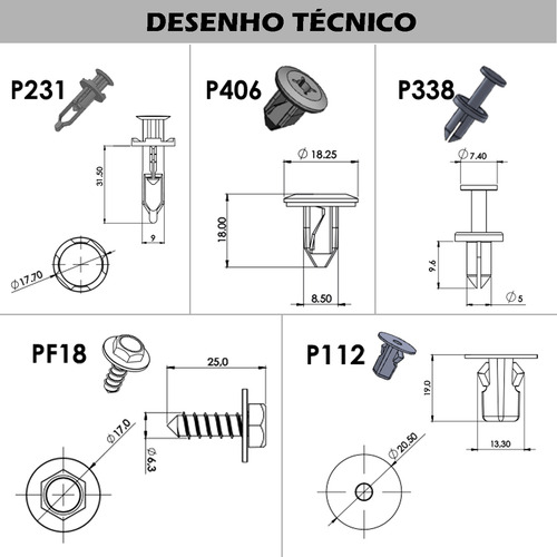 Parachoque Traseiro Yaris Hatch 18 19 20 Com Furo Kit Grampo