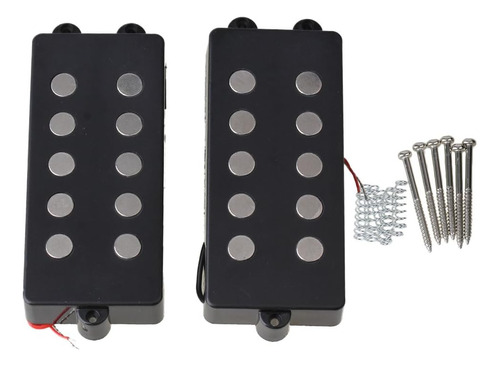 Pastilla Humbucker De Doble Bobina De Bajo De 5 Cuerdas...