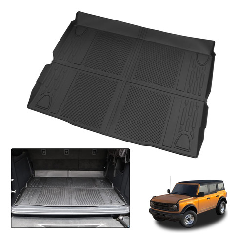 Hibrongo Tapete De Carga Compatible Con Ford Bronco    4 Pu.