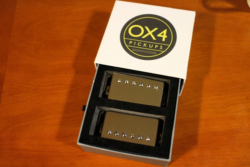 Set Micrófonos Ox4 Low Wind Paf Humbuckers Made In Uk