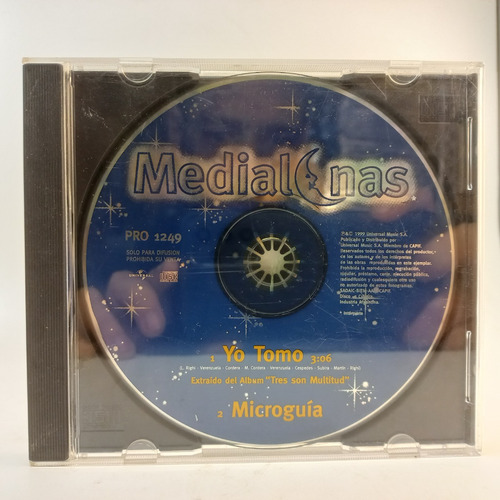 Medialunas - Yo Tomo - 1999 Cumbia Cd Single - Ex