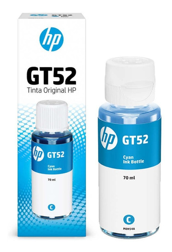 Tinta Hp Gt52 Cyan 70ml