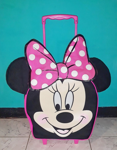 Bolso Con Ruedas De Minnie Mouse Disney Original 