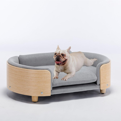 Sofa Para Mascotas Cama Acolchada De Terciopelo Para Perros