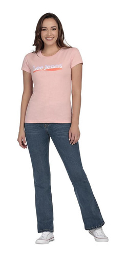 Playera Lee Mujer Manga Corta 28m6