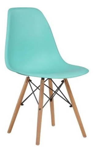 Comedor Eames De 100 Cm Cristal Con 4 Sillas - De Remate!