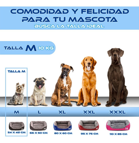 Imagen 4 de 6 de Camas Importadas M Tela Felpa Para Mascotas