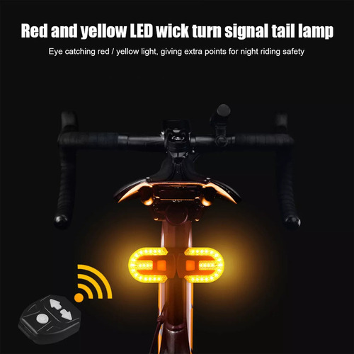 Luz De Advertencia De Bicicleta Intermitente